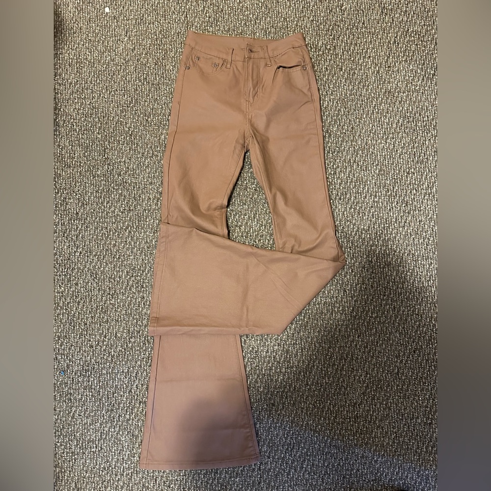 never worn leather pants